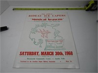 1968 "RIDEAU ICE CAPERS" PROGRAM SMITHS FALLS CLUB