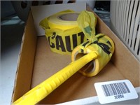 1.25 Rolls of Caution Yellow Ribbon / Tape