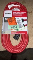 Prime 50’ Outdoor Extension Cord