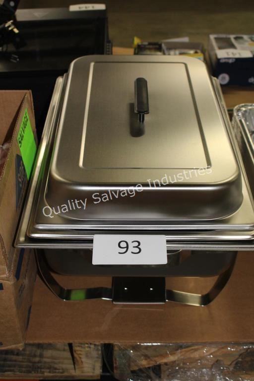 stainless steel chafing dish with lid