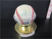 AUTOGRAPHED DAVE STEWART BASEBALL IN CASE