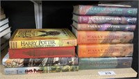 J.K Rowling First Edition Harry Potter Novels.