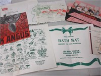 LOT OF OLD PAPER-ADVERTISING ETC.