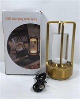 New Gold LED Charging Table Lamp