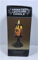 New Open Box Animated LED Halloween Candle
