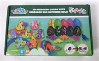 New Open Box Fun Little Toys 3D Dinosaur Cards