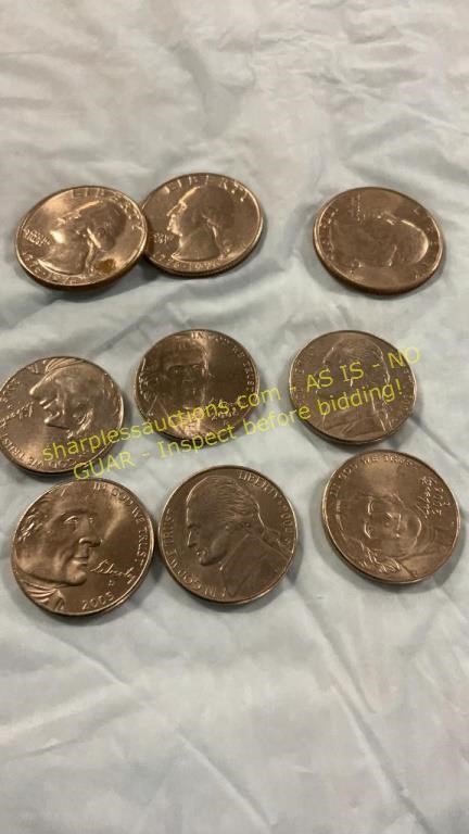 Bicentennial Nickels + Quarters