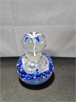 Glass Perfume Bottle Paperweight