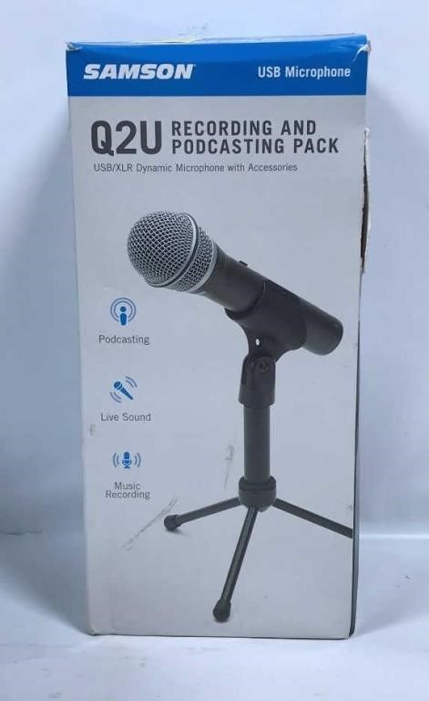 New Samson Q2U Recording and Podcasting Pack