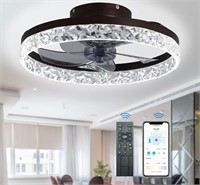 2024 Modern 20" Ceiling Fan with Light