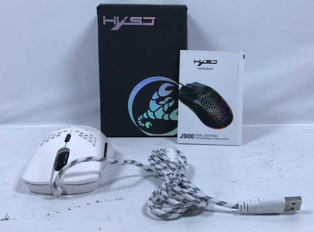 New Open Box HYSO J900 RGB Lighting Gaming Mouse