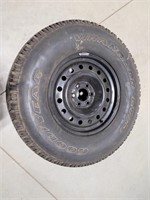Single Goodyear P265 /70R16 Tire & Rim