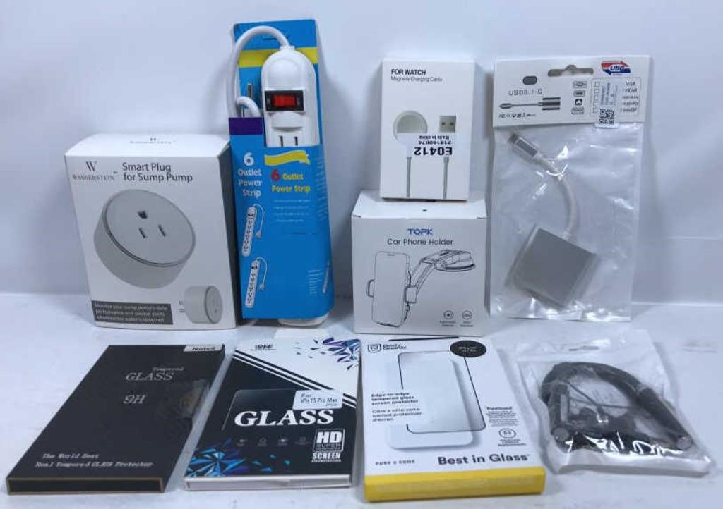 New Lot of 9 Electronic Accessories