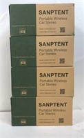 New Open Box Lot of 4 Wireless Car Stereo