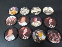 LOT OF 12 HOCKEY COINS