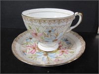 SHELLEY CUP & SAUCER MADE IN ENGLAND