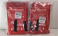 New Lot of 4 First Response Fire Blanket