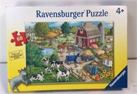New Ravensburger Farm Puzzle
 60 Pieces