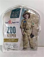 New Dress Up America Zoo Keeper 
Small 4/6 kids