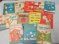 13 OLD DR. SUESS CHILDRENS BOOKS ETC.