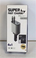 New Super Fast Charge 4 In 1 - 120W