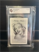 Vintage Marilyn Monroe playing Card Graded 10