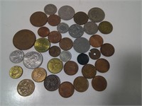 MIXED FOREIGN COINS