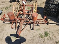 John Deere 2 Row Corn Planter on steel