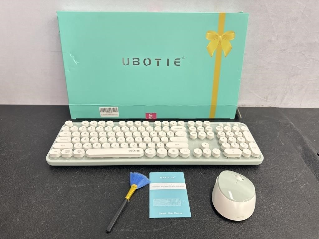 New Ubotie wireless keyboard and mouse set