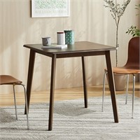 Livinia Canberra 27.6" Square Wooden Dining Table