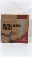 New MekkaPro Classic Hummingbird Feeder 10oz