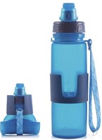 New lot of 3 Collapsible Silicone Water Bottle