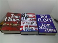TOM CLANCY, FIRST EDITIONS