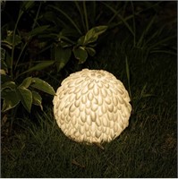 New Garden Floral Glow Sphere Ornament with