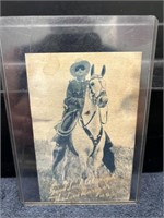 Vintage RARE Lone Ranger Exhibit Card