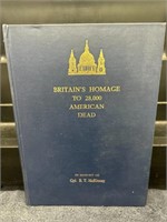Britain's Homage to 28,000 American Dead Book WWII