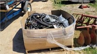 Tote of Hydraulic Hoses