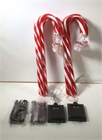 New Candy Cane Solar Powered Lights