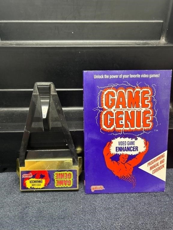 Vintage Original NES GAME GENIE and Code Book