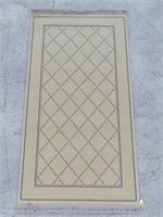 60" X 32" IMPERIAL CARPETS IVORY RUNNER