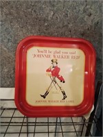Vintage Johnny Walker red cocktail tray