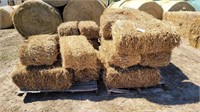 14 small square bales straw