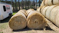 12 round bales grass hay 1st crop