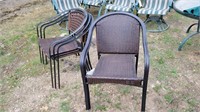 5 patio chairs