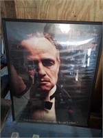 Godfather framed poster