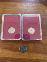 3 steel pennies 1943 2 in cases