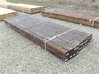 20 PCS. 5"x5"x12' PRESSURE TREATED LUMBER POSTS