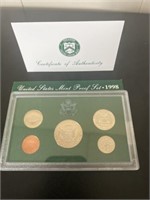 United States Mint Proof Set 1998 with COA