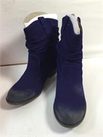 New Blue Boots Size 6