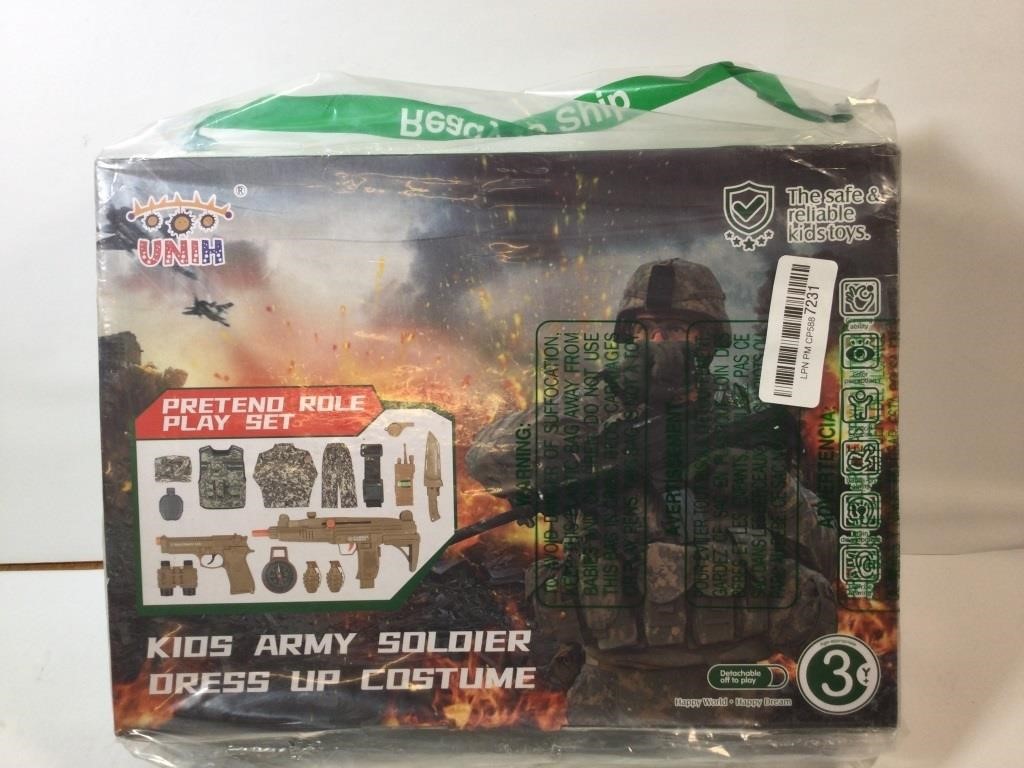 New Kids Army Solider Dress Up Costume